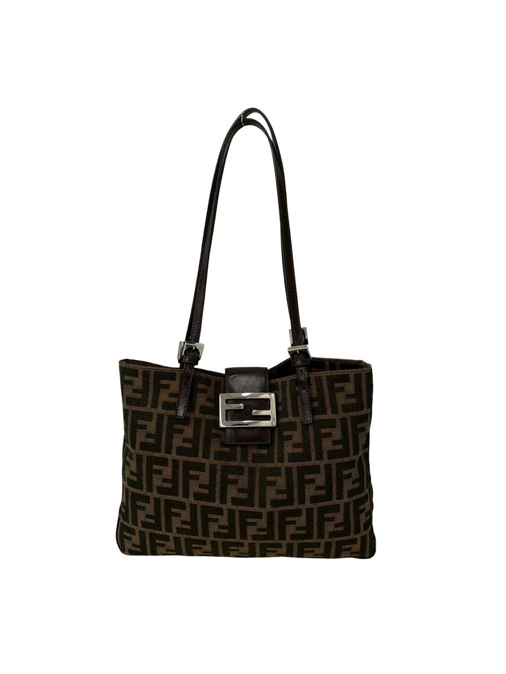 Fendi Vintage Shoulder Bag Zucca Canvas #375887F11B